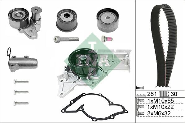 Wilmink Group WG1966367 - Водяний насос + комплект зубчатого ременя autozip.com.ua