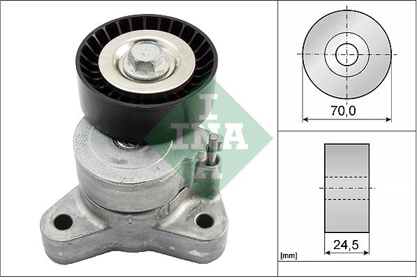 Wilmink Group WG1966376 - Натягувач ременя, клинові зуб. autozip.com.ua