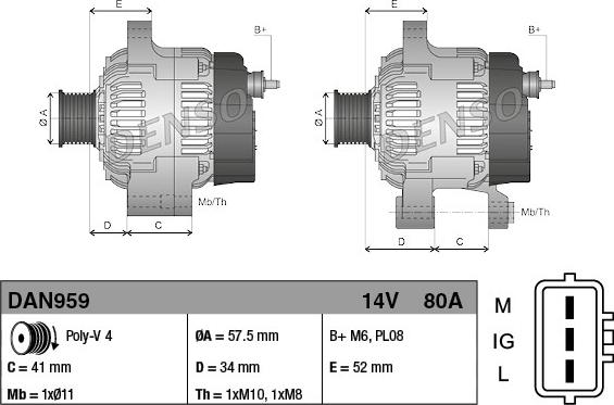 Wilmink Group WG1916931 - Генератор autozip.com.ua