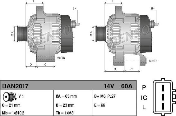 Wilmink Group WG1916864 - Генератор autozip.com.ua