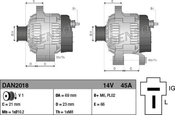 Wilmink Group WG1916865 - Генератор autozip.com.ua