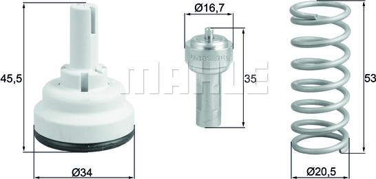 Wilmink Group WG1426544 - Термостат, охолоджуюча рідина autozip.com.ua