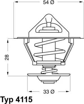 Wilmink Group WG1091656 - Термостат, охолоджуюча рідина autozip.com.ua