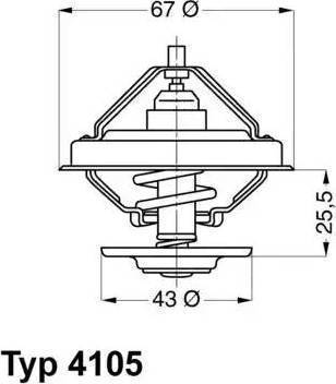 Wilmink Group WG1091655 - Термостат, охолоджуюча рідина autozip.com.ua