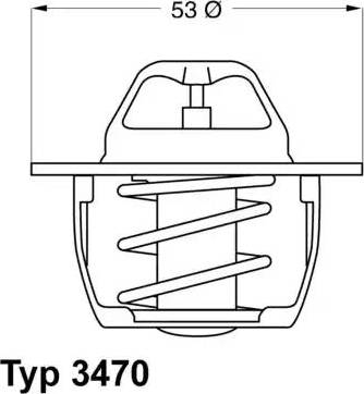 Wilmink Group WG1091608 - Термостат, охолоджуюча рідина autozip.com.ua