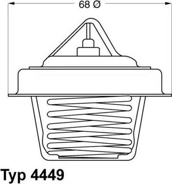 Wilmink Group WG1091744 - Термостат, охолоджуюча рідина autozip.com.ua