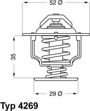 Wilmink Group WG1091714 - Термостат, охолоджуюча рідина autozip.com.ua