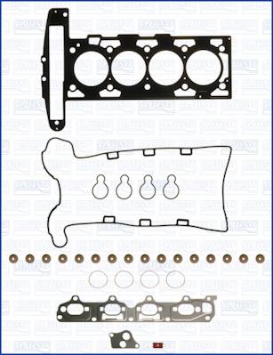 Wilmink Group WG1167493 - Комплект прокладок, головка циліндра autozip.com.ua