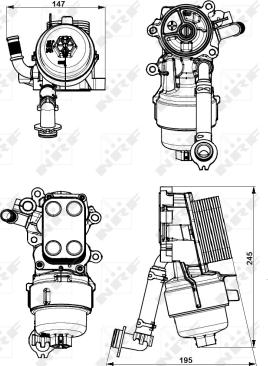 Wilmink Group WG1837622 - Корпус, масляний фільтр autozip.com.ua