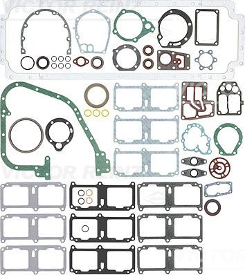 Wilmink Group WG1242156 - Комплект прокладок, блок-картер двигуна autozip.com.ua