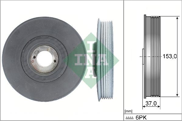 Wilmink Group WG1254367 - Ремінний шків, колінчастий вал autozip.com.ua