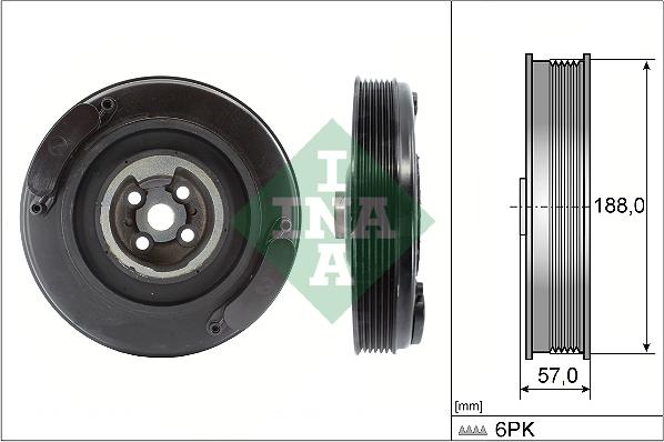 Wilmink Group WG1254330 - Ремінний шків, колінчастий вал autozip.com.ua