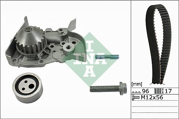 Wilmink Group WG1251410 - Водяний насос + комплект зубчатого ременя autozip.com.ua