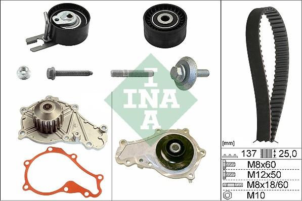 Wilmink Group WG1251692 - Водяний насос + комплект зубчатого ременя autozip.com.ua