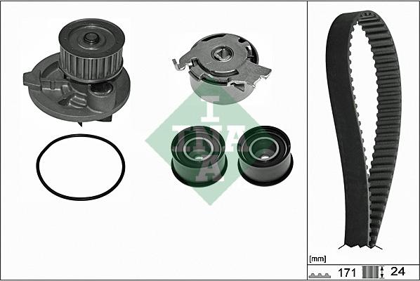 Wilmink Group WG1251661 - Водяний насос + комплект зубчатого ременя autozip.com.ua