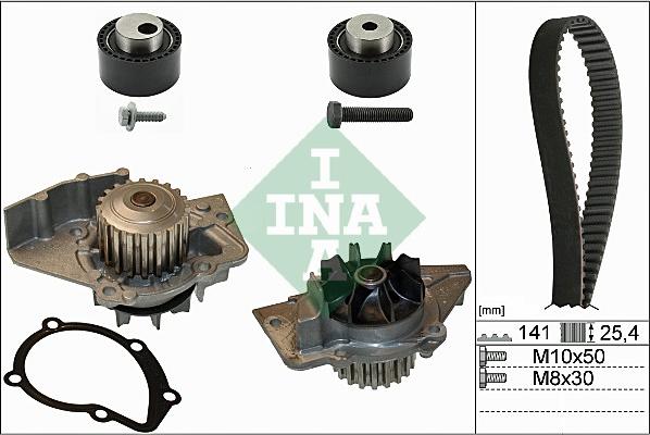 Wilmink Group WG1251294 - Водяний насос + комплект зубчатого ременя autozip.com.ua