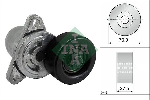 Wilmink Group WG1253480 - Натягувач ременя, клинові зуб. autozip.com.ua