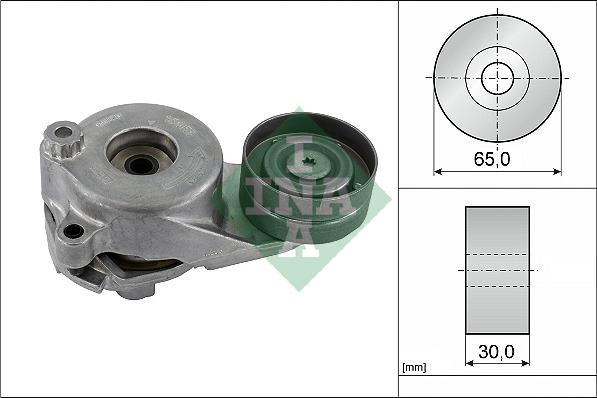 Wilmink Group WG1253422 - Натягувач ременя, клинові зуб. autozip.com.ua