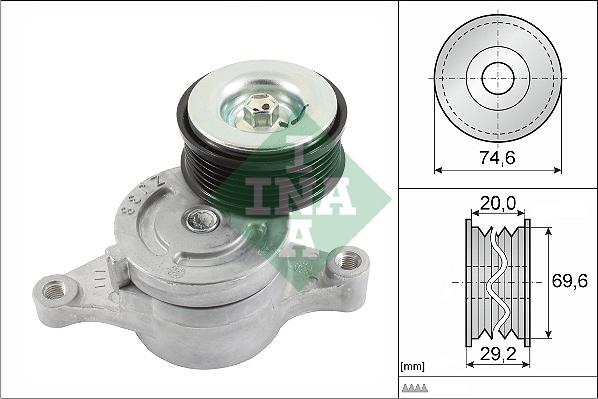 Wilmink Group WG1253562 - Натягувач ременя, клинові зуб. autozip.com.ua