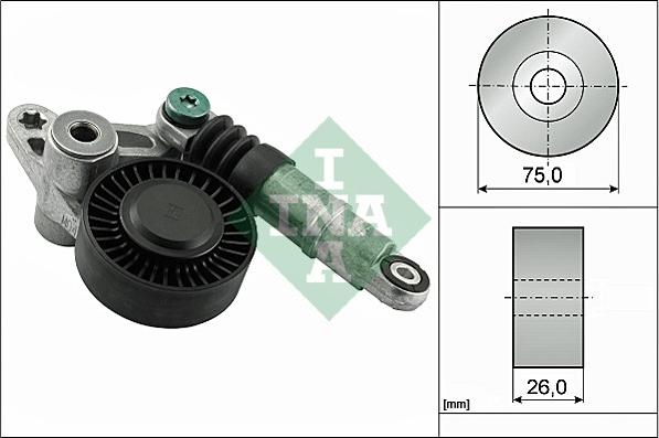 Wilmink Group WG1253514 - Натягувач ременя, клинові зуб. autozip.com.ua