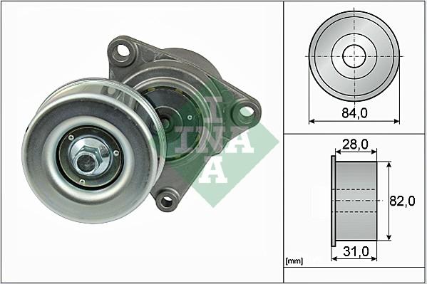 Wilmink Group WG1253516 - Натягувач ременя, клинові зуб. autozip.com.ua