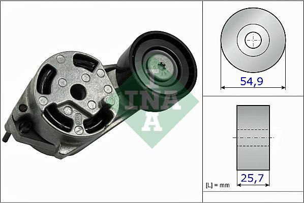 Wilmink Group WG1253580 - Натягувач ременя, клинові зуб. autozip.com.ua