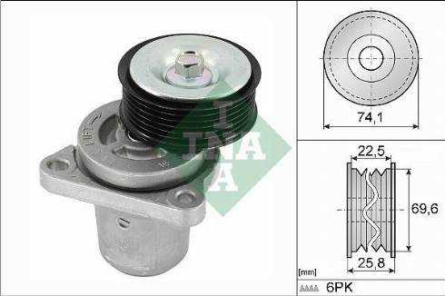 Wilmink Group WG1253535 - Натягувач ременя, клинові зуб. autozip.com.ua