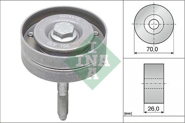 Wilmink Group WG1253094 - Паразитний / провідний ролик, поліклиновий ремінь autozip.com.ua