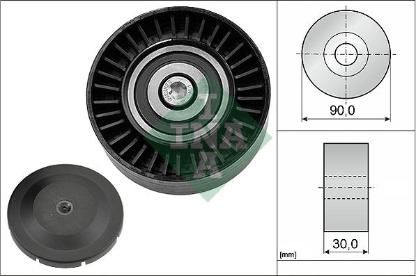 Wilmink Group WG1253035 - Паразитний / провідний ролик, поліклиновий ремінь autozip.com.ua