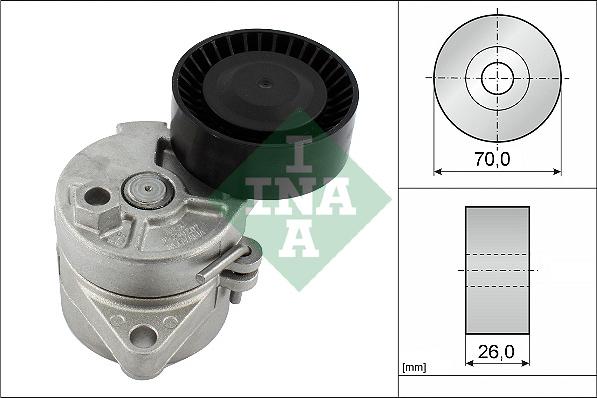 Wilmink Group WG1253350 - Натягувач ременя, клинові зуб. autozip.com.ua