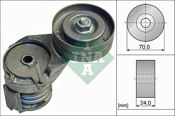 Wilmink Group WG1253383 - Натягувач ременя, клинові зуб. autozip.com.ua