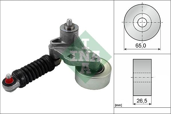 Wilmink Group WG1253289 - Натягувач ременя, клинові зуб. autozip.com.ua