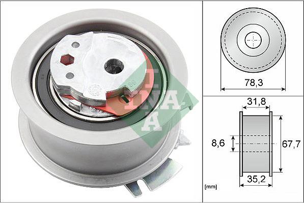 Wilmink Group WG1252455 - Натяжна ролик, ремінь ГРМ autozip.com.ua