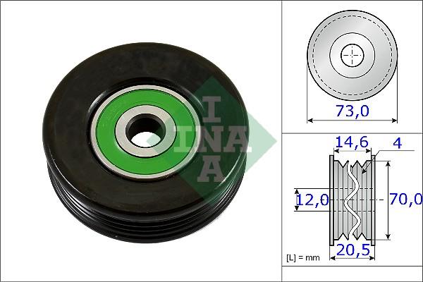 Wilmink Group WG1252649 - Паразитний / провідний ролик, поліклиновий ремінь autozip.com.ua