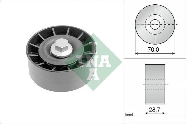 Wilmink Group WG1252840 - Паразитний / провідний ролик, поліклиновий ремінь autozip.com.ua