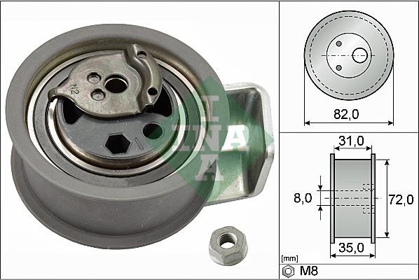 Wilmink Group WG1252352 - Натяжна ролик, ремінь ГРМ autozip.com.ua