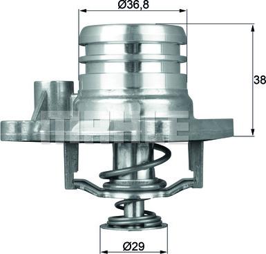 Wilmink Group WG1261849 - Термостат, охолоджуюча рідина autozip.com.ua