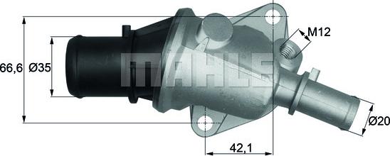 Wilmink Group WG1217556 - Термостат, охолоджуюча рідина autozip.com.ua