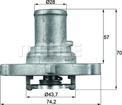 Wilmink Group WG1217572 - Термостат, охолоджуюча рідина autozip.com.ua