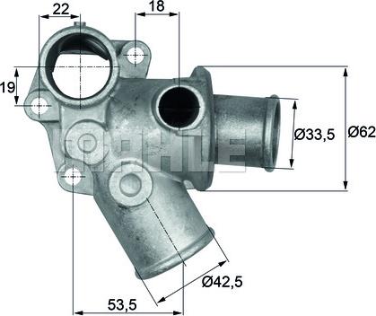 Wilmink Group WG1217713 - Термостат, охолоджуюча рідина autozip.com.ua