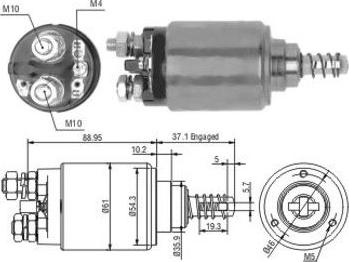 Wilmink Group WG1748395 - Тягове реле, стартер autozip.com.ua