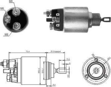 Wilmink Group WG1748266 - Тягове реле, стартер autozip.com.ua