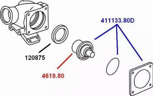 Wilmink Group WG1700082 - Термостат, охолоджуюча рідина autozip.com.ua