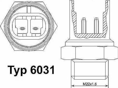 Wilmink Group WG1700183 - Термовимикач, вентилятор радіатора / кондиціонера autozip.com.ua