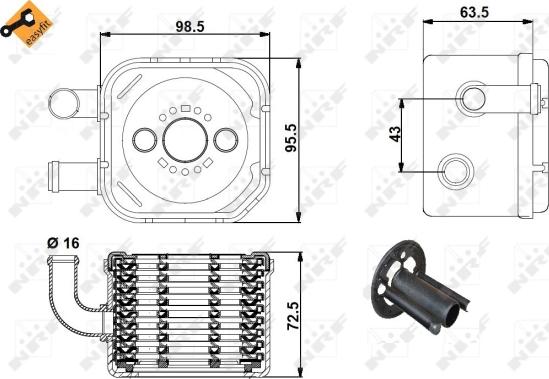 Wilmink Group WG1719914 - Масляний радіатор, рухове масло autozip.com.ua