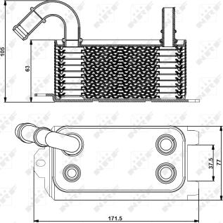 Wilmink Group WG1719936 - Масляний радіатор, автоматична коробка передач autozip.com.ua