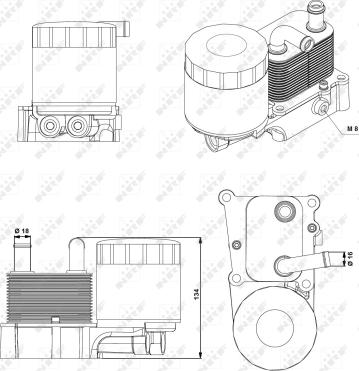 Wilmink Group WG1719938 - Корпус, масляний фільтр autozip.com.ua