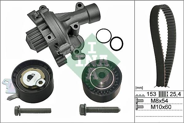 Wilmink Group WG1710044 - Водяний насос + комплект зубчатого ременя autozip.com.ua