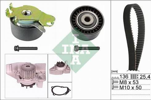 Wilmink Group WG1710020 - Водяний насос + комплект зубчатого ременя autozip.com.ua