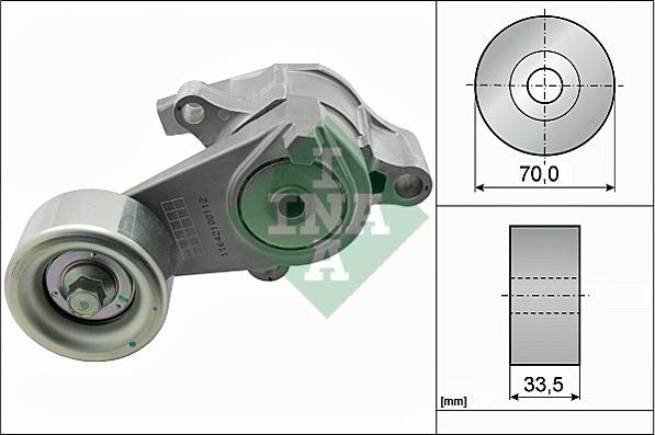 Wilmink Group WG1710190 - Натягувач ременя, клинові зуб. autozip.com.ua